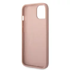   Guess Apple iPhone 14 Plus (6.7) PU Leather Saffiano hátlapvédő tok pink (GUHCP14MPSASBPI)