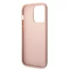 Guess Apple iPhone 14 Pro (6.1) PU Leather Saffiano hátlapvédő tok pink (GUHCP14LPSASBPI)