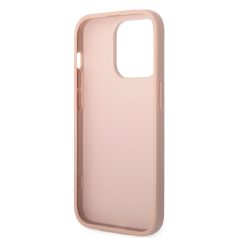   Guess Apple iPhone 14 Pro (6.1) PU Leather Saffiano hátlapvédő tok pink (GUHCP14LPSASBPI)