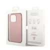Guess Apple iPhone 14 Pro (6.1) PU Leather Saffiano hátlapvédő tok pink (GUHCP14LPSASBPI)