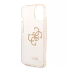 Guess Apple iPhone 14 (6.1) Big 4G Full Glitter hátlapvédő tok arany (GUHCP14SPCUGL4GGO)