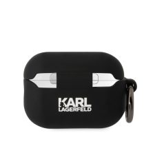   Karl Lagerfeld 3D Logo NFT Choupette Head Apple Airpods Pro 2 szilikon tok fekete (KLAP2RUNCHK)