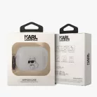 Karl Lagerfeld 3D Logo NFT Choupette TPU Apple Airpods Pro 2 szilikon tok fehér (KLAP2HNCHTCT)