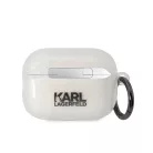 Karl Lagerfeld 3D Logo NFT Karl and Choupette Apple Airpods Pro 2 szilikon tok fehér (KLAP2HNKCTGT)