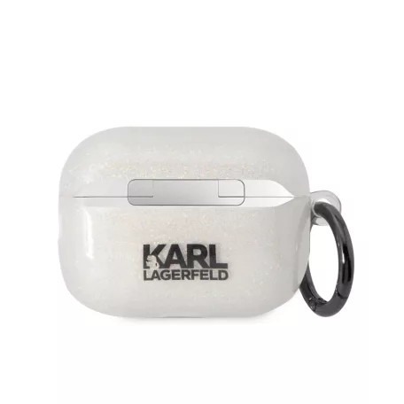 Karl Lagerfeld 3D Logo NFT Karl and Choupette Apple Airpods Pro 2 szilikon tok fehér (KLAP2HNKCTGT)