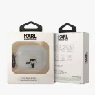 Karl Lagerfeld 3D Logo NFT Karl and Choupette Apple Airpods Pro 2 szilikon tok fehér (KLAP2HNKCTGT)