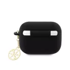 Guess 4G Charms Heart Apple Airpods Pro 2 szilikon tok fekete (GUAP2LSCHSK)