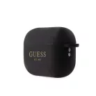 Guess 4G Charms Heart Apple Airpods Pro 2 szilikon tok fekete (GUAP2LSCHSK)