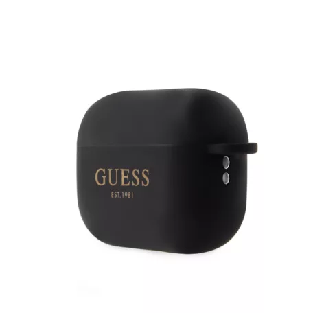 Guess 4G Charms Heart Apple Airpods Pro 2 szilikon tok fekete (GUAP2LSCHSK)