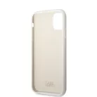 Karl Lagerfeld Liquid Silicone Ikonik NFT Apple iPhone 11 (6.1) hátlapvédő tok fehér (KLHCN61SNIKBCH)
