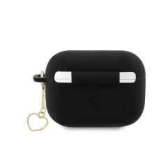   Guess 4G Charms Heart Apple Airpods Pro 2 szilikon tok fekete (GUAP2LSCHSK)