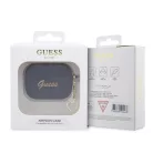 Guess 4G Charms Heart Apple Airpods Pro 2 szilikon tok fekete (GUAP2LSCHSK)