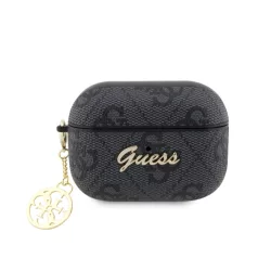   Guess 4G Script Charm Apple Airpods Pro 2 PC/PU tok fekete (GUAP2G4GSMK)