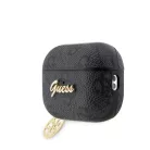 Guess 4G Script Charm Apple Airpods Pro 2 PC/PU tok fekete (GUAP2G4GSMK)