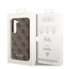 Guess 4G Charms Samsung Galaxy S23 (2023) hátlapvédő tok barna (GUHCS23SGF4GBR)