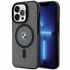   BMW Signature MagSafe Apple iPhone 14 Plus / 15 Plus (6.7) hátlapvédő TPU tok fekete (BMHMP14MDSLK)