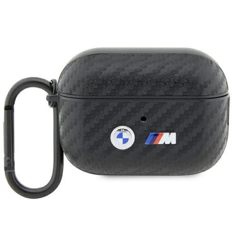 BMW Carbon Double Metal Logo Apple Airpods Pro 2  PU tok (BMAP2WMPUCA2)