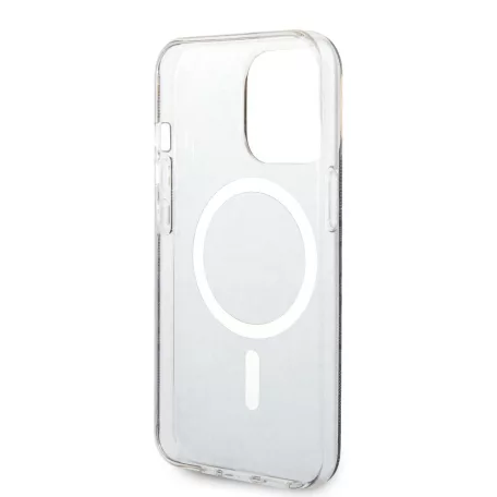 Guess Apple iPhone 13 Pro (6.1) 4G IML MagSafe hátlapvédő tok fekete (GUHMP13LH4STK)