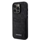 Karl Lagerfeld Saffiano Monogram Apple iPhone 13 Pro (6.1) hátlapvédő tok fekete (KLHCP13LSAKLHPPK)