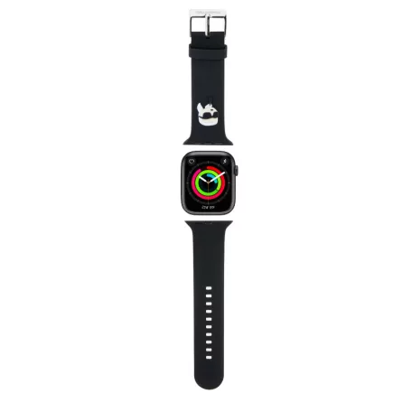 Karl Lagerfeld Karl Head NFT Apple Watch 38 /40 / 41 mm óraszíj fekete (KLAWMSLKNK)