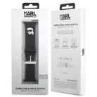 Karl Lagerfeld Karl Head NFT Apple Watch 42/44/45/49 mm óraszíj fekete (KLAWLSLKNK)