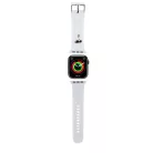 Karl Lagerfeld Karl Head Apple Watch 42/44/45/49 mm óraszíj fehér (KLAWLSLKNH)