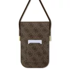 Guess PU 4G Metal Logo Script válltáska barna (GUOWBP4SNSW)