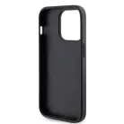 Guess Apple iPhone 15 Pro (6.1) PU Saffiano MagSafe hátlapvédő tok fekete (GUHMP15LPSAHMCK)