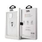 Karl Lagerfeld IML Ikonik MagSafe Apple iPhone 15 (6.1) hátlapvédő tok átlátszó (KLHMP15SHFCKNOT)