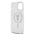 Karl Lagerfeld IML Ikonik MagSafe Apple iPhone 15 Pro (6.1) hátlapvédő tok átlátszó (KLHMP15LHFCKNOT)