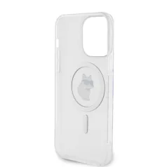   Karl Lagerfeld IML Choupette MagSafe Apple iPhone 15 Pro (6.1) hátlapvédő tok átlátszó (KLHMP15LHFCCNOT)