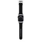 Karl Lagerfeld Choupette Head NFT Apple Watch 38 /40 / 41 mm óraszíj fekete (KLAWMSLCNK)