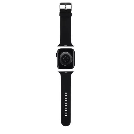 Karl Lagerfeld Choupette Head NFT Apple Watch 38 /40 / 41 mm óraszíj fekete (KLAWMSLCNK)