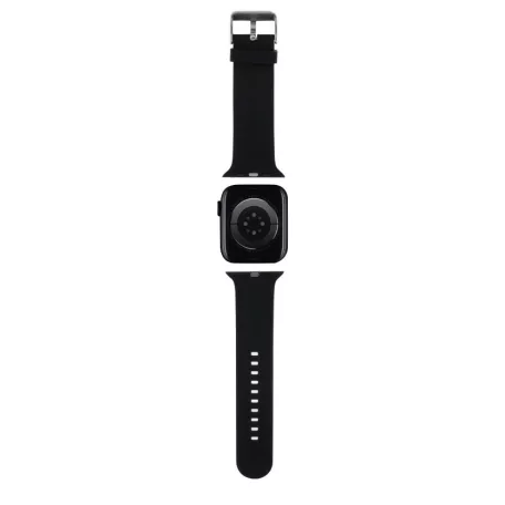 Karl Lagerfeld Choupette Head NFT Apple Watch 42/44/45/49 mm óraszíj fekete (KLAWLSLCNK)