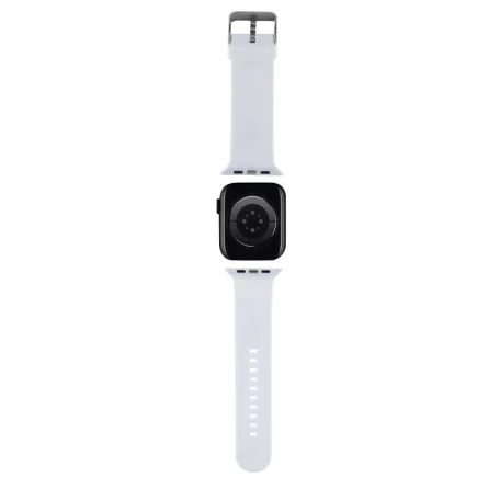 Karl Lagerfeld Choupette Head NFT Apple Watch 38/40/41 mm óraszíj fehér (KLAWMSLCNH)