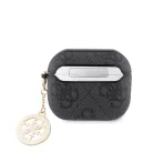 Guess 4G Script Charm Apple Airpods 3 PC/PU tok fekete (GUA3P4E4CDK)