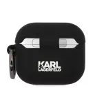 Karl Lagerfeld 3D Logo NFT Karl and Choupette Apple Airpods 3 szilikon tok fekete (KLA3RUNKC)