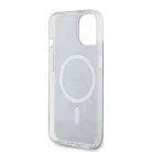 Guess Apple iPhone 15 (6.1) IML 4G MagSafe hátlapvédő tok barna (GUHMP15SH4STW)