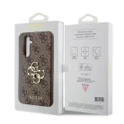 Guess Apple Samsung S711 Galaxy S23 FE PU 4G Metal Logo hátlapvédő tok barna (GUHCP13SPU4GHBR)