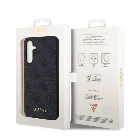 Guess PU 4G Samsung S711 Galaxy S23 FE hátlapvédő tok szürke (GUHCS23FEG4GFGR)