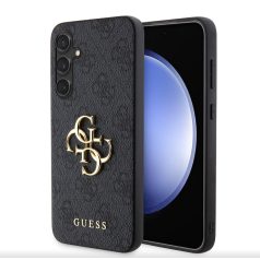   Guess PU 4G Metal Logo Samsung S711 Galaxy S23 FE hátlapvédő tok szürke (GUHCS23FE4GMGGR)