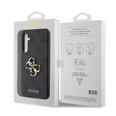   Guess PU 4G Metal Logo Samsung S711 Galaxy S23 FE hátlapvédő tok szürke (GUHCS23FE4GMGGR)