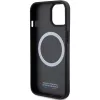 BMW Perforated MagSafe Apple iPhone 13 / 14 /15 (6.1) hátlapvédő tok fekete (BMHMP15S23PUCPK)