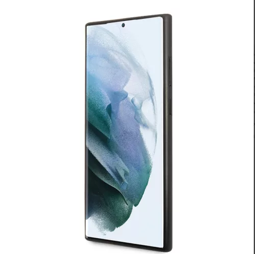 Guess Samsung S928 Galaxy S24 Ultra (2024) PU 4G Metal Logo hátlapvédő tok barna (GUHCS24L4GMGBR)