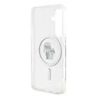 Karl Lagerfeld IML Magsafe Karl and Choupette Samsung Galaxy S24 hátlapvédő tok átlátszó (KLHMS24SHGKCNOT)