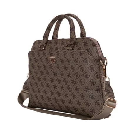 Guess PU 4G Triangle Logo Notebook táska 13 / 14 / 15" barna (GUCB15P4DPTW)