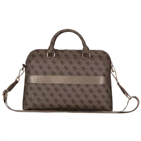 Guess PU 4G Triangle Logo Notebook táska 13 / 14 / 15" barna (GUCB15P4DPTW)