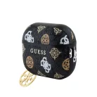 Guess 4G Peony Charm Apple Airpods Pro 2 PC/PU tok fekete (GUAP2P4RPEK)