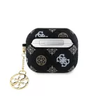 Guess 4G Peony Charm Apple Airpods 3 PC/PU tok fekete (GUA3P4RPEK)