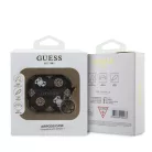 Guess 4G Peony Charm Apple Airpods 3 PC/PU tok fekete (GUA3P4RPEK)